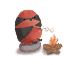 Poyu Bird In Winterland sticker #8988435