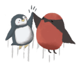 Poyu Bird In Winterland sticker #8988437