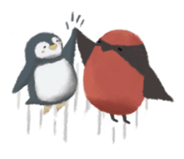 Poyu Bird In Winterland sticker #8988437