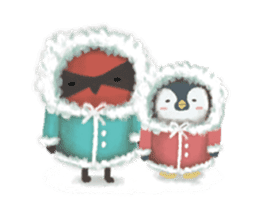 Poyu Bird In Winterland sticker #8988438