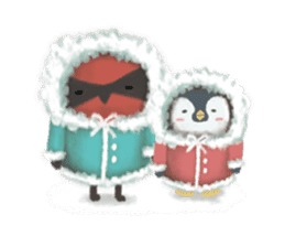 Poyu Bird In Winterland sticker #8988438