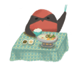 Poyu Bird In Winterland sticker #8988440