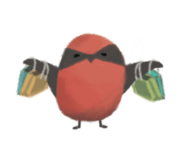 Poyu Bird In Winterland sticker #8988442