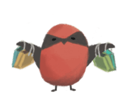 Poyu Bird In Winterland sticker #8988442