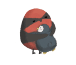 Poyu Bird In Winterland sticker #8988445