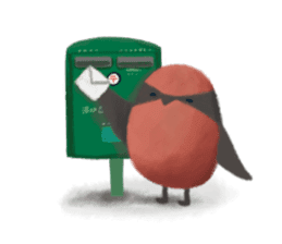 Poyu Bird In Winterland sticker #8988454