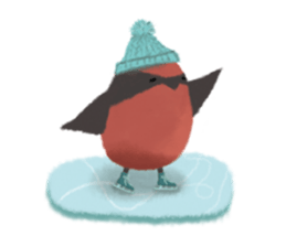 Poyu Bird In Winterland sticker #8988455