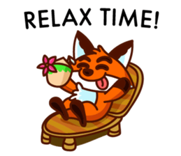 Summer the foxy sticker #8988828