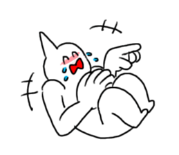 White anogre sticker #8989619