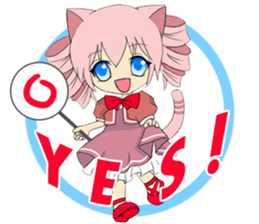 Pastel Nekomata Family sticker #8990016