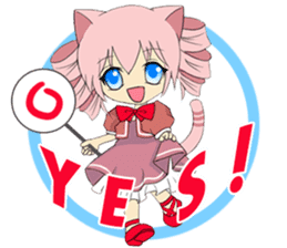 Pastel Nekomata Family sticker #8990016