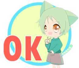 Pastel Nekomata Family sticker #8990018