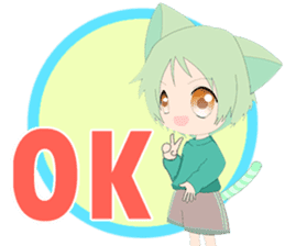 Pastel Nekomata Family sticker #8990018