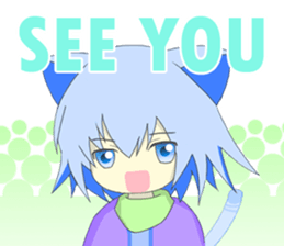 Pastel Nekomata Family sticker #8990023