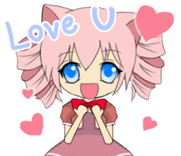 Pastel Nekomata Family sticker #8990024