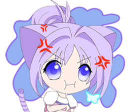 Pastel Nekomata Family sticker #8990033