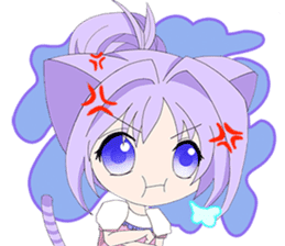 Pastel Nekomata Family sticker #8990033