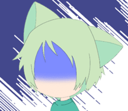 Pastel Nekomata Family sticker #8990034