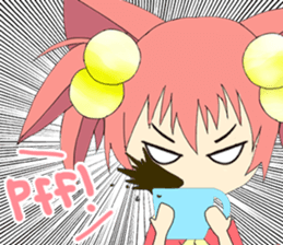 Pastel Nekomata Family sticker #8990036