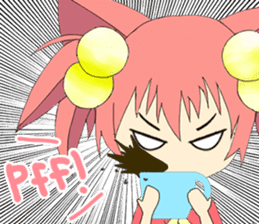 Pastel Nekomata Family sticker #8990036