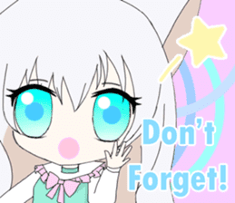 Pastel Nekomata Family sticker #8990037