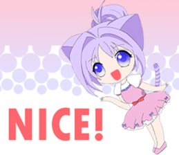 Pastel Nekomata Family sticker #8990041