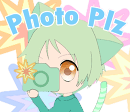 Pastel Nekomata Family sticker #8990042