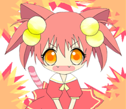 Pastel Nekomata Family sticker #8990044