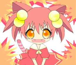 Pastel Nekomata Family sticker #8990044