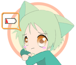 Pastel Nekomata Family sticker #8990050