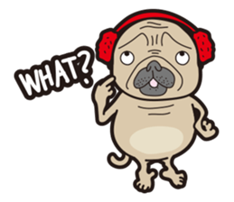 Funny PUG #2 sticker #8990216
