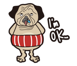 Funny PUG #2 sticker #8990218