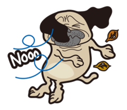 Funny PUG #2 sticker #8990219