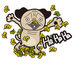 Funny PUG #2 sticker #8990221