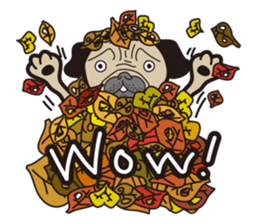 Funny PUG #2 sticker #8990222