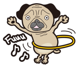 Funny PUG #2 sticker #8990223
