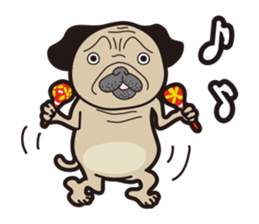 Funny PUG #2 sticker #8990224