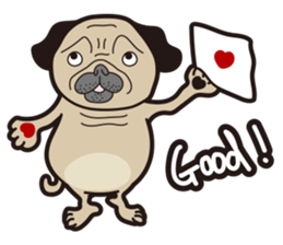 Funny PUG #2 sticker #8990226