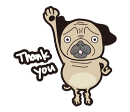 Funny PUG #2 sticker #8990227