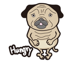 Funny PUG #2 sticker #8990228