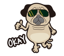 Funny PUG #2 sticker #8990230