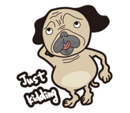 Funny PUG #2 sticker #8990232