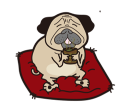 Funny PUG #2 sticker #8990233