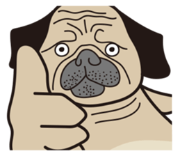 Funny PUG #2 sticker #8990244
