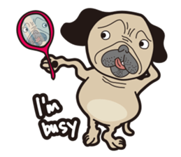Funny PUG #2 sticker #8990249