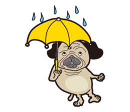 Funny PUG #2 sticker #8990250
