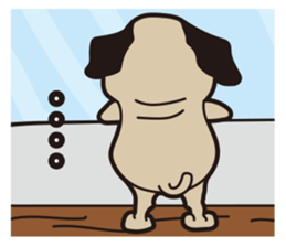 Funny PUG #2 sticker #8990252