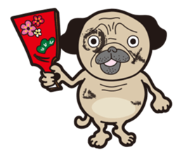 Funny PUG #2 sticker #8990255