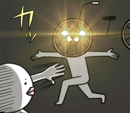 BIKE RIDER Language. sticker #8990921