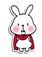 Red Muffler Rabbit sticker #8991476